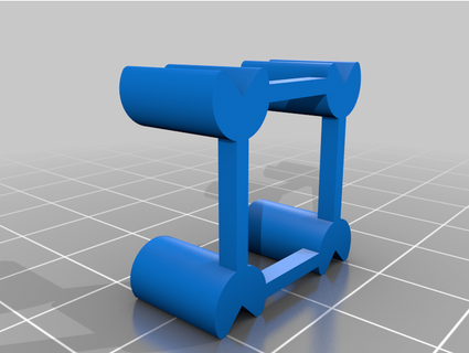 single rocker adaptor gira system 55 double pushbutton dokhasenbein 3d print model - Mito3D