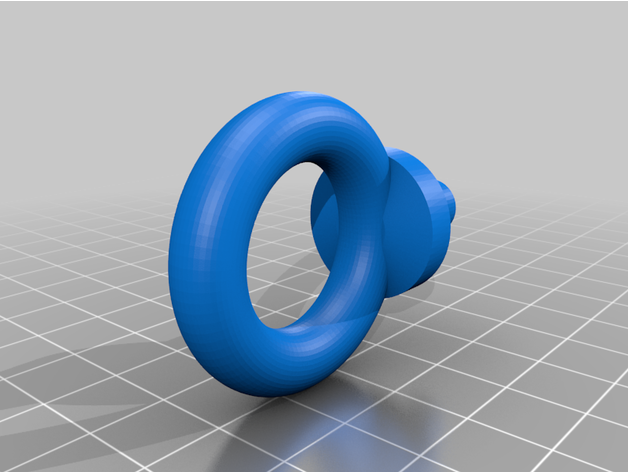 kaldırma göz cıvata m8 yan görünüm 3D print model - Mito3D