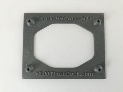 terasic de0-nano soc fpga mounting plate slide adapter phasedock 3d print model - Mito3D