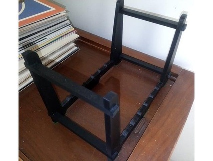 vinyl record shelf stand holder ceive 3d print model - Mito3D