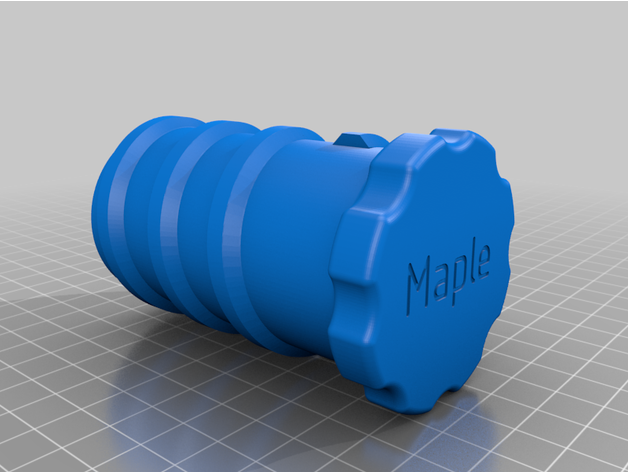 threaded container - frasco roscado almeidajuan 3D print model - Mito3D