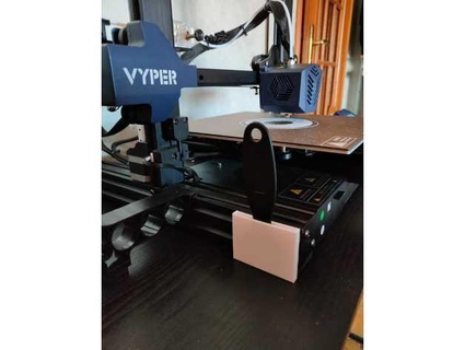 anycubic vyper scaper suporte lâmina flamejante 3d print model - Mito3D