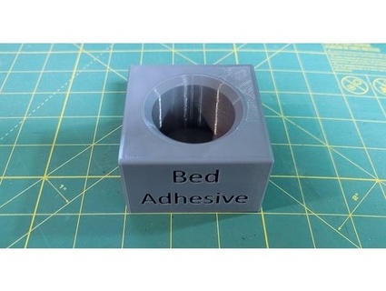 bed adhesive bottle holder tobiasj 3d print model - Mito3D