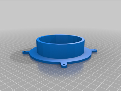 spray booth exhaust duct adapter esorreta 3d print model - Mito3D