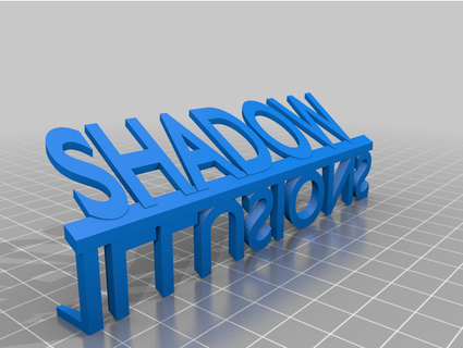 shadow illusions maximotex3 3d print model - Mito3D