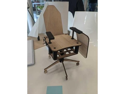 chair - table convertible v2 jauyeb 3d print model - Mito3D
