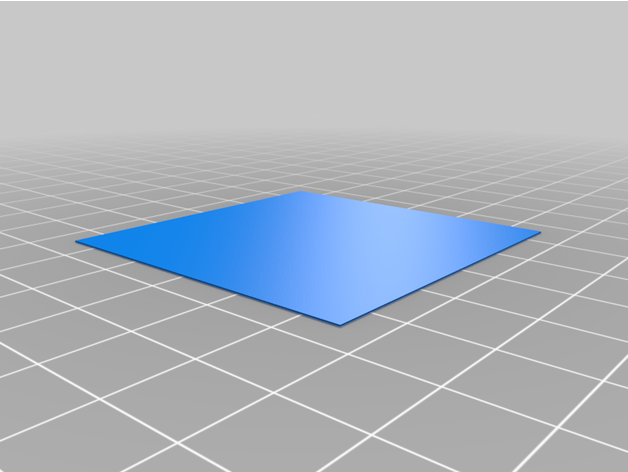 02mm layer height adjustment square pershh 3D print model - Mito3D