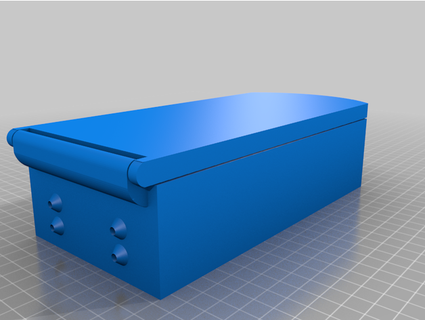 reçine Kutu Yazdır yer menteşeli kapak seth995 3d print model - Mito3D