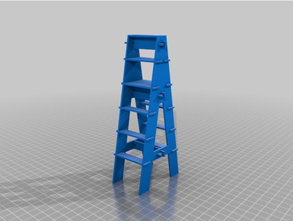 diy ladder wikihouse thofkamp 3d print model - Mito3D