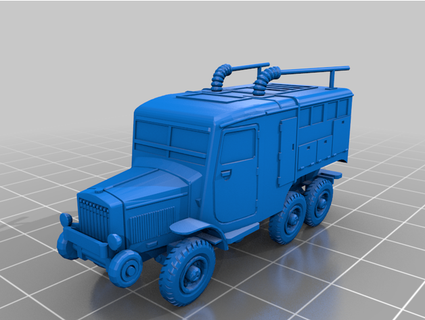 laffly s20 pc radio truck easy print windhamgraves 3d print model - Mito3D