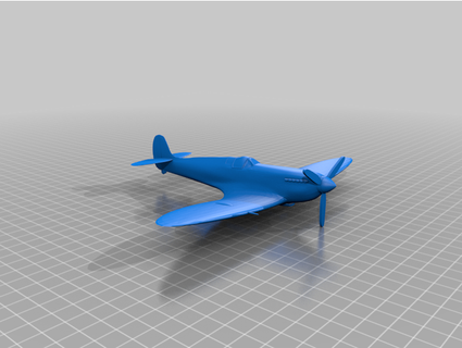 Supermarine Spitfire Yorebos 3d print model - Mito3D