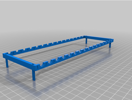 empilable paramétrique seringue grille stégorex 3d print model - Mito3D