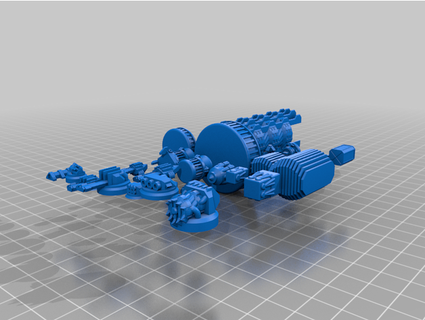 nave espacial bits windhamgraves 3d print model - Mito3D