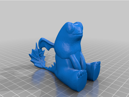 fred frog he's dragon annobethal 3d print model - Mito3D