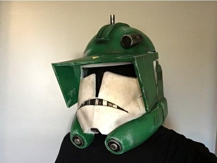 animated heavy clone commander helmet reprops 3d print model - Mito3D