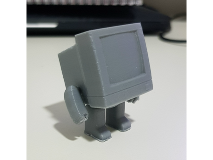 tv crt monitor robô neonshambles 3d print model - Mito3D