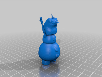 Fred kurbağa kardan adam annobetal 3d print model - Mito3D
