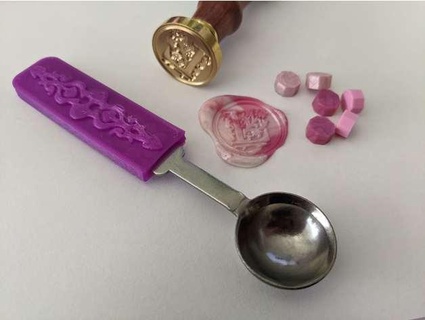 wax melting spoon handle lokiopolis 3d print model - Mito3D