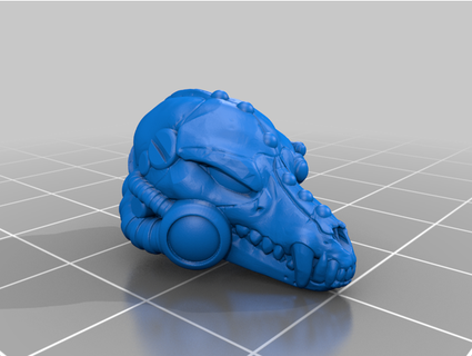 lupo cranio timone testa void 8065236 3d print model - Mito3D