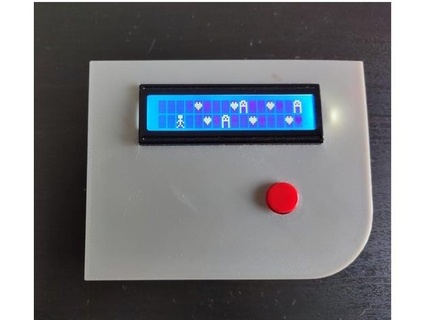 handheld lcd game monsters nori0aw 3d print model - Mito3D