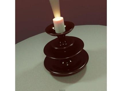 candlestick fountain alexstormnd 3d print model - Mito3D