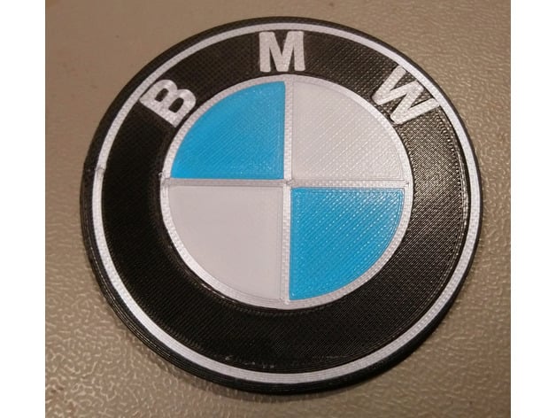 BMW sottobicchiere ivajl 3D print model - Mito3D