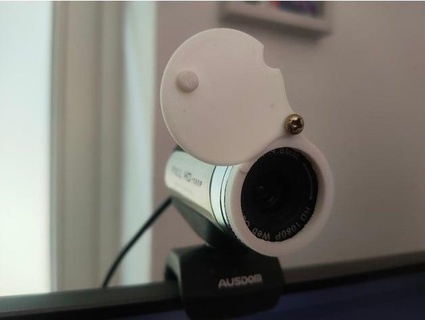 yuvarlak webcam cover ultravox 3d print model - Mito3D