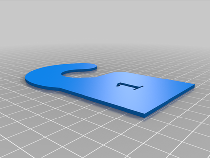 closet divider - baby sizes australia syntaxghost 3d print model - Mito3D