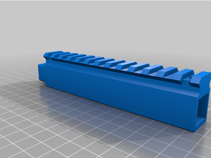 gun stock rail fix endomatrixhd 3d print model - Mito3D