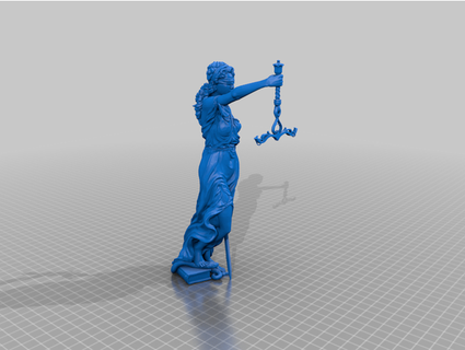 old lady justice - revisit - rescale jimjimjimmyjim  3d print model - Mito3D