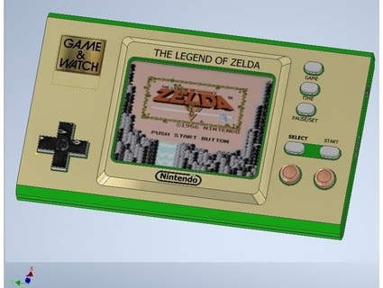 Zelda Spiel sehen 2021 fallen 3d print model - Mito3D