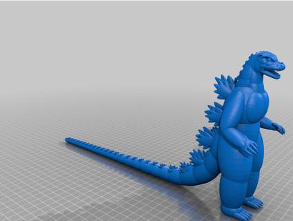 heisei Godzilla ghidorahandgodzillafanthe23th 3d print model - Mito3D