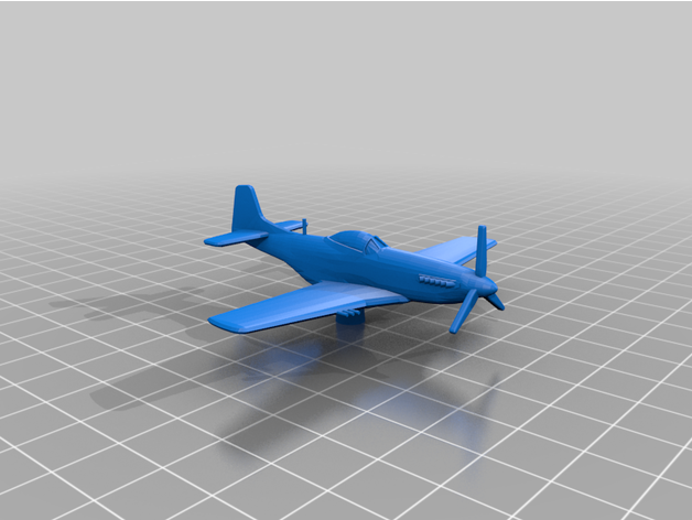 p 51 mustang 1 144 sonycrow 3D print model - Mito3D