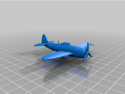 p-47 thunderbolt 1 144 sonycrow 3d print model - Mito3D