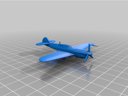 Curtiss 40 faucon guerre 1 144 sonycrow 3d print model - Mito3D