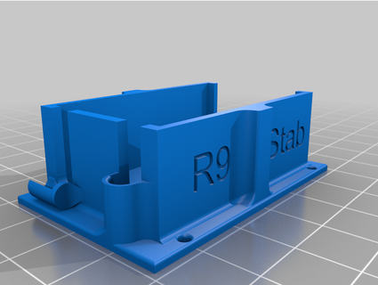 frsky r9 puñalada receptor caso funda cuna bluewing58 3d print model - Mito3D