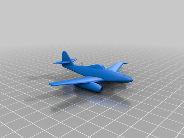 messerschmitt 262 1 144 Sonykrähe 3D print model - Mito3D