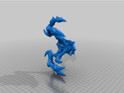 Necrolord kanatlar doğa 3d print model - Mito3D