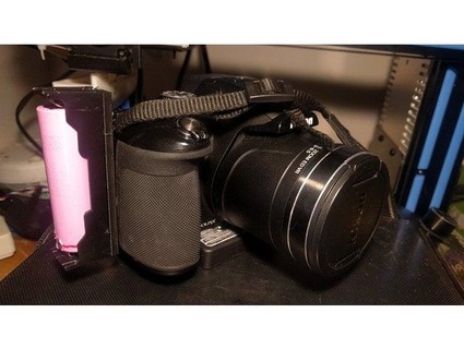 en-el23 dummy battery 18650 replacement nikon cameras megasaturnv 3d print model - Mito3D