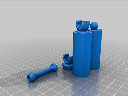 braço dedo partes liliana 3d print model - Mito3D