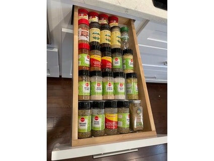 kitchen drawer spice rack sarahperdue5 3d print model - Mito3D