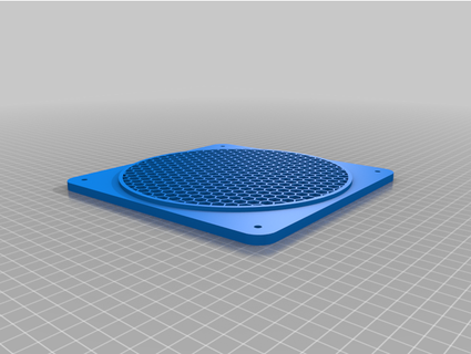 griglia guardia 7 fan esadecimale modello miserybot 3d print model - Mito3D