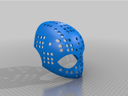 half face shell beloved bandit 3d print model - Mito3D