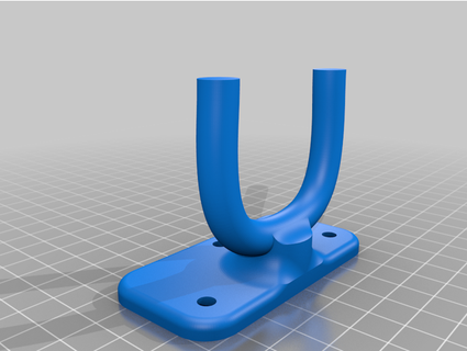 ukulele mount bracket telsor 3d print model - Mito3D
