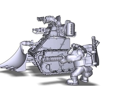 grot tanque 2 karskin 3d print model - Mito3D
