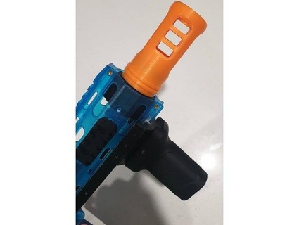 safety muzzle v2 worker honeybadger handguard xarkon 3d print model - Mito3D
