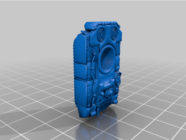 6mm sci fi bulldog tank 3D print model - Mito3D