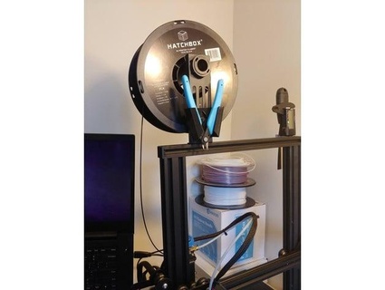 spool mounted flush cutters holder alexlamson 3d print model - Mito3D