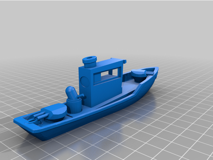 benchy gunboat diablo944 3d print model - Mito3D
