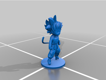 Goku Boris Roux 3d print model - Mito3D